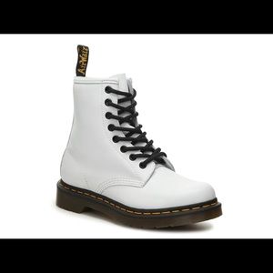 White Patent Leather Doc Martens